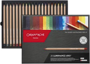 Caran d 'Ache Caja de 20 Colores LUMINANCE 6901™