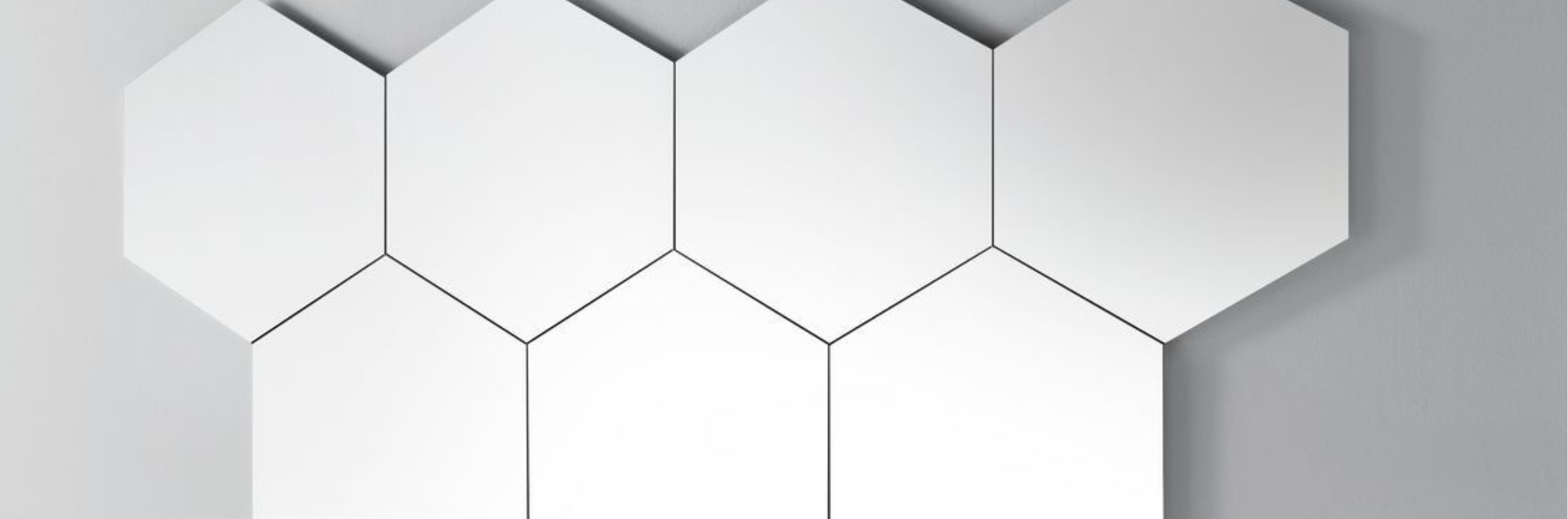 Espejos Modulares hexagonal