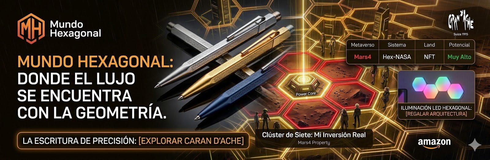 El mundo hexagonal de Caran D’Ache