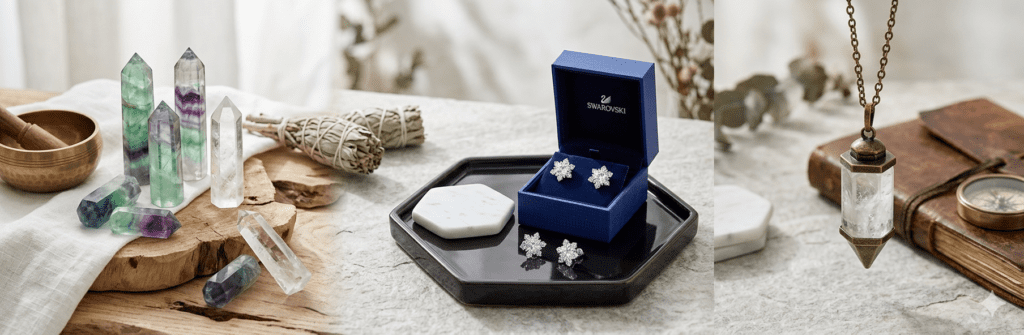 La fascinación del ser humano por los cristales hexagonales no es una moda pasajera; es una respuesta instintiva a la perfección estructural del universo. Swarovski, líder indiscutible en el tallado de cristal