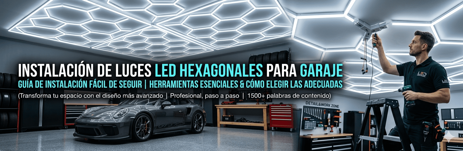 Guía Definitiva de Iluminación Hexagonal para Garajes
