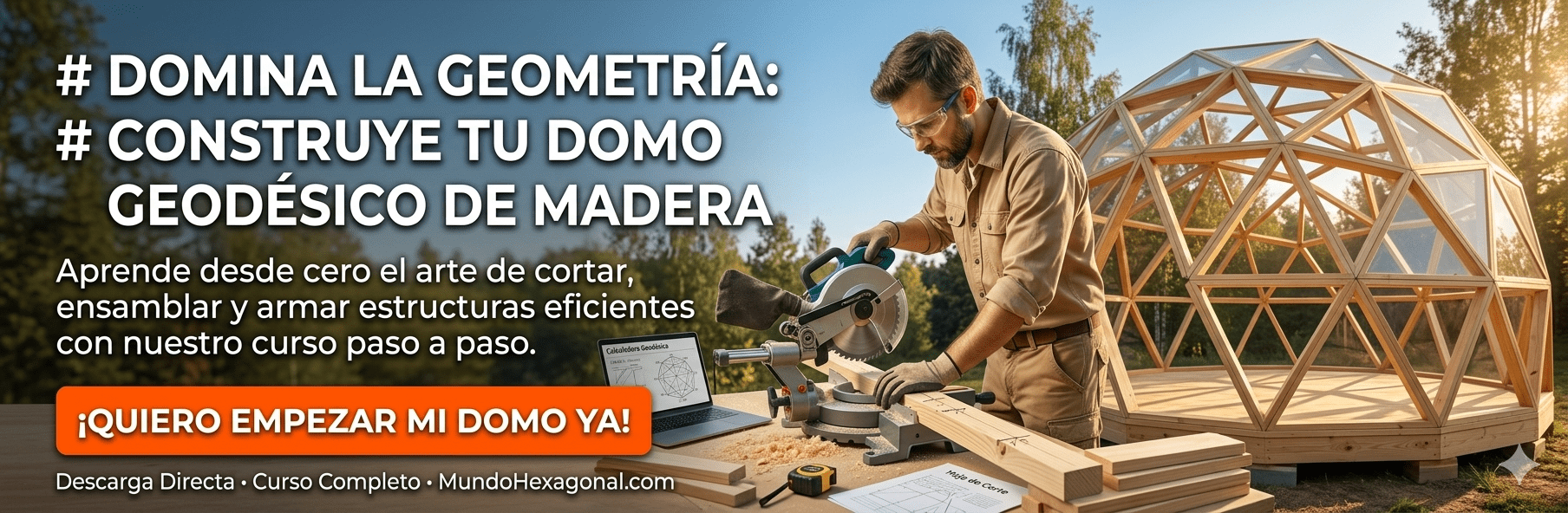 Fabricación de Estructuras Geodésicas en Conectores GoodKarma