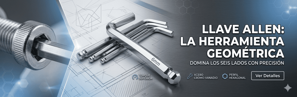 llave Allen mundo hexagonal