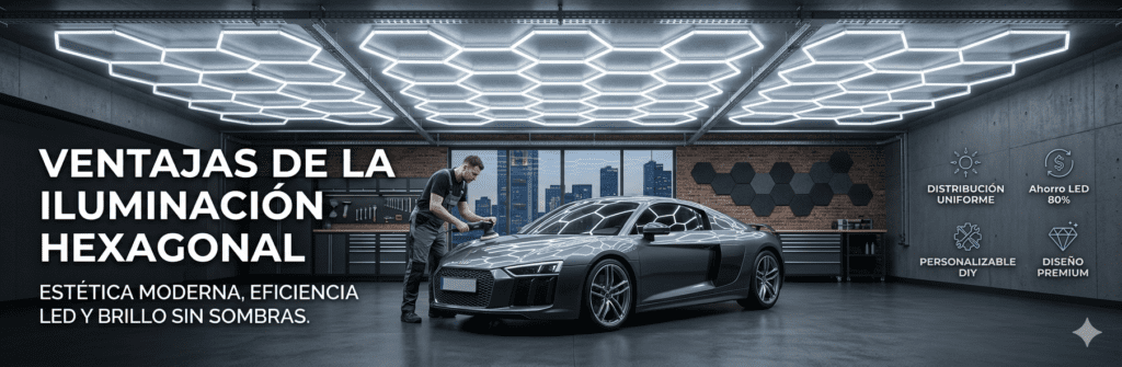 Lámparas de Techo Hexagonales