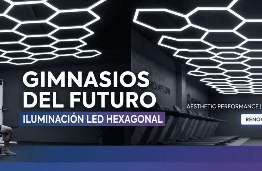 LED Hexagonal para Gimnasios