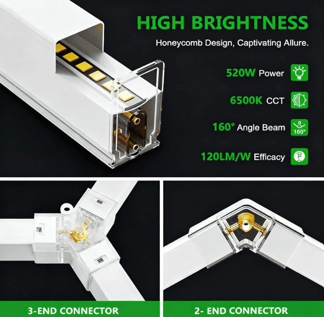 Lámpara LED Hexagonal Regulable